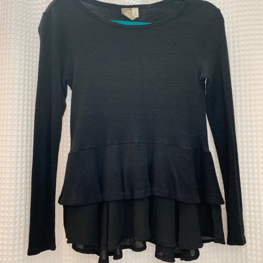 Altar’d State Thermal Ruffle Top